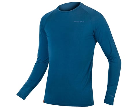 Endura BaaBaa Blend Long Sleeve Base Layer (Blueberry) (L)